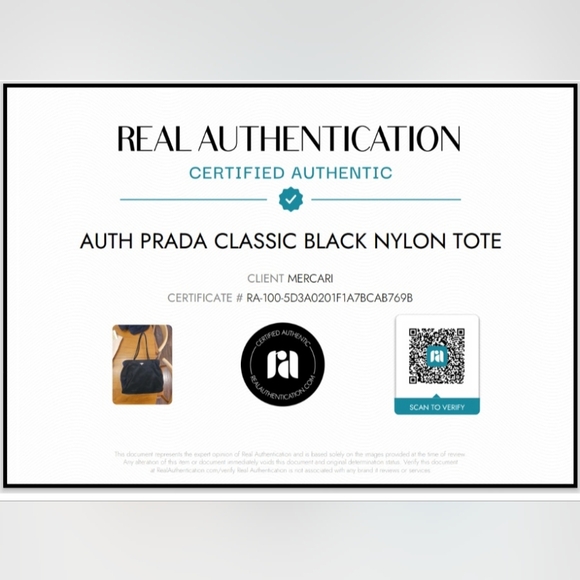 Prada Classic Black Nylon Tote, w/ COA - Picture 15 of 15